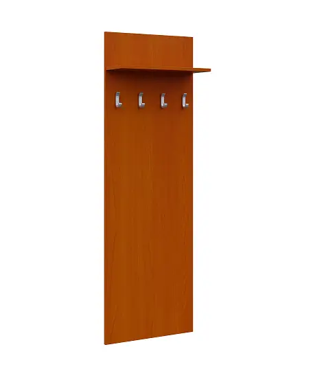 VN - 24 stěna věšáková 600x220x1800 mm, polička, 4-háček Laura, třešeň šumavská