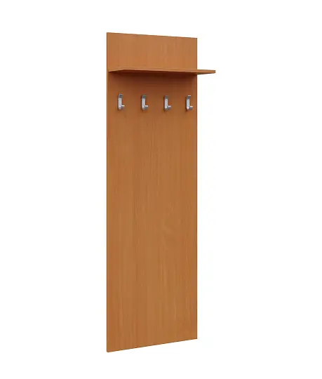 VN - 24 stěna věšáková 600x220x1800 mm, polička, 4-háček Laura, buk Royal