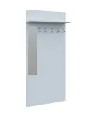 VN - 35 stěna věšáková 900x220x1800 mm, zrcadlo, 5-háček Laura, lamino - bílá