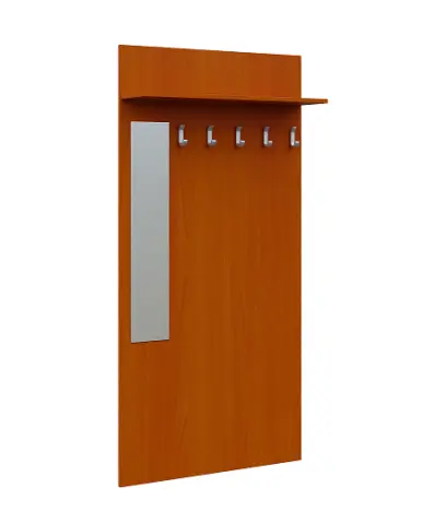 VN - 35 stěna věšáková 900x220x1800 mm, zrcadlo, 5-háček Laura, lamino - třešeň šumavská