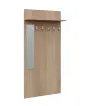 VN - 35 stěna věšáková 900x220x1800 mm, zrcadlo, 5-háček Laura, lamino - dub bardolino