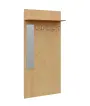 VN - 35 stěna věšáková 900x220x1800 mm, zrcadlo, 5-háček Laura, lamino - javor horský