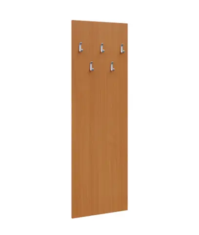 VN - 45 stěna věšáková 600x60x1800 mm, 5-háček Laura, lamino - buk Royal