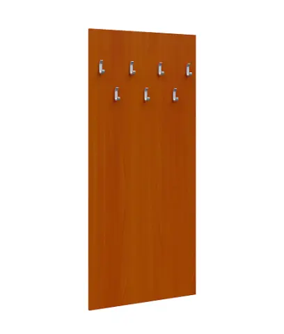 VN - 47 stěna věšáková 900x60x1800 mm, 7-háček Laura, lamino - třešeň šumavská