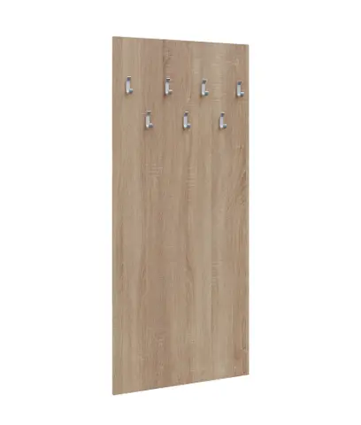 VN - 47 stěna věšáková 900x60x1800 mm, 7-háček Laura, lamino - dub bardolino