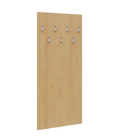 VN - 47 stěna věšáková 900x60x1800 mm, 7-háček Laura, lamino - javor horský