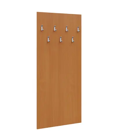 VN - 47 stěna věšáková 900x60x1800 mm, 7-háček Laura, lamino - buk Royal