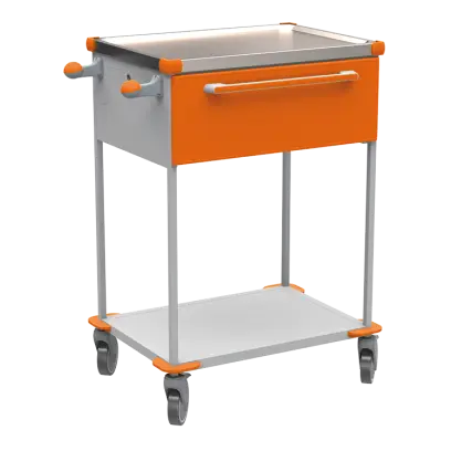 ASSIST 191 vozík zdravotnický, plast ABS, oranžová