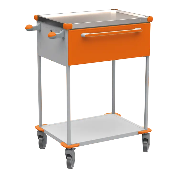 ASSIST 191 vozík zdravotnický, plast ABS, oranžová