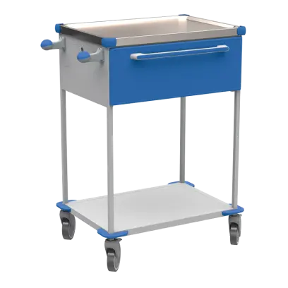 ASSIST 191 vozík zdravotnický, plast ABS, modrá