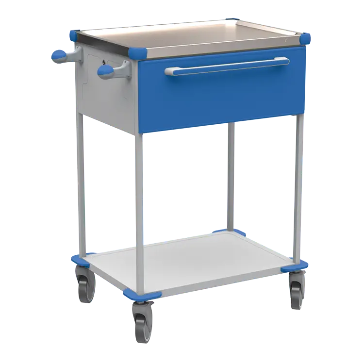 ASSIST 191 vozík zdravotnický, plast ABS, modrá