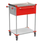 ASSIST 191 vozík zdravotnický, plast ABS, červená