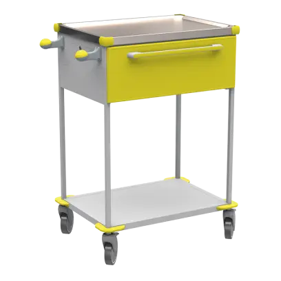 ASSIST 191 vozík zdravotnický, plast ABS, žlutá