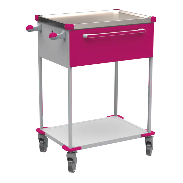 ASSIST 191 vozík zdravotnický, plast ABS, fialová