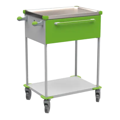 ASSIST 191 vozík zdravotnický, plast ABS, zelená