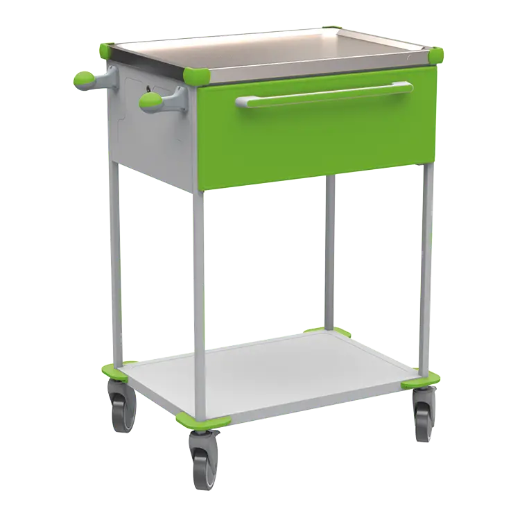 ASSIST 191 vozík zdravotnický, plast ABS, zelená