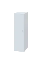 EST 4 - 42 šatní skříň, 1-dveřová, tyč, levá, 1450x400x600, bílá