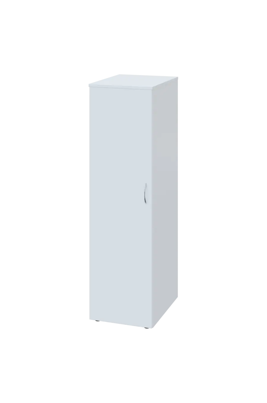 EST 4 - 42 šatní skříň, 1-dveřová, tyč, levá, 1450x400x600, bílá