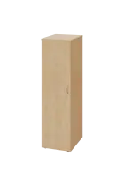 EST 4 - 42 šatní skříň, 1-dveřová, tyč, levá, 1450x400x600, bříza světlá