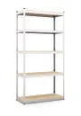 STRONG regál 2000x1000x600/5 polic/200 kg, bílá