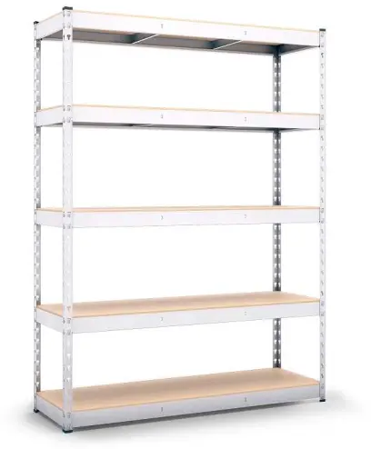 HEAVY regál 2160x1600x500/5 polic/400 kg, pozink