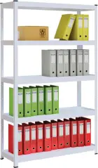 DEPOT regál 1800x900x450/5 polic/175 kg, bílá