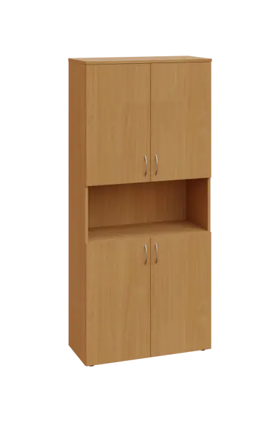 ENP 5 - 84DN kancelářská skříň, 4-dvéřová/nika, 1800x800x400, buk Royal