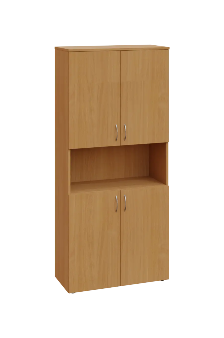 ENP 5 - 84DN kancelářská skříň, 4-dvéřová/nika, 1800x800x400, buk Royal