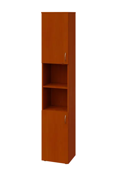 ENP 6 - 42DN kancelářská skříň, 2-dveřová/nika, levá, 2150x400x400, třešeň šumavská