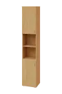 ENP 6 - 42DN kancelářská skříň, 2-dveřová/nika, levá, 2150x400x400, javor horský