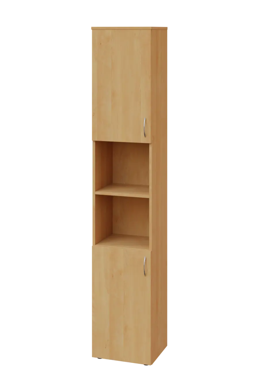 ENP 6 - 42DN kancelářská skříň, 2-dveřová/nika, levá, 2150x400x400, javor horský