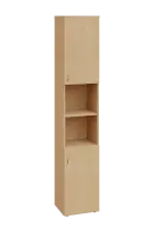 ENP 6 - 42DN kancelářská skříň, 2-dveřová/nika, pravá, 2150x400x400, bříza irská