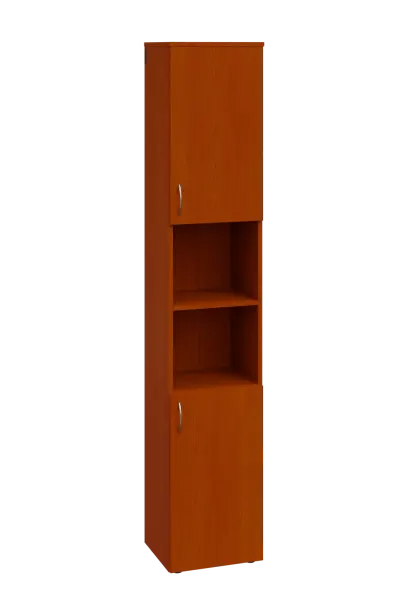 ENP 6 - 42DN kancelářská skříň, 2-dveřová/nika, pravá, 2150x400x400, třešeň šumavská