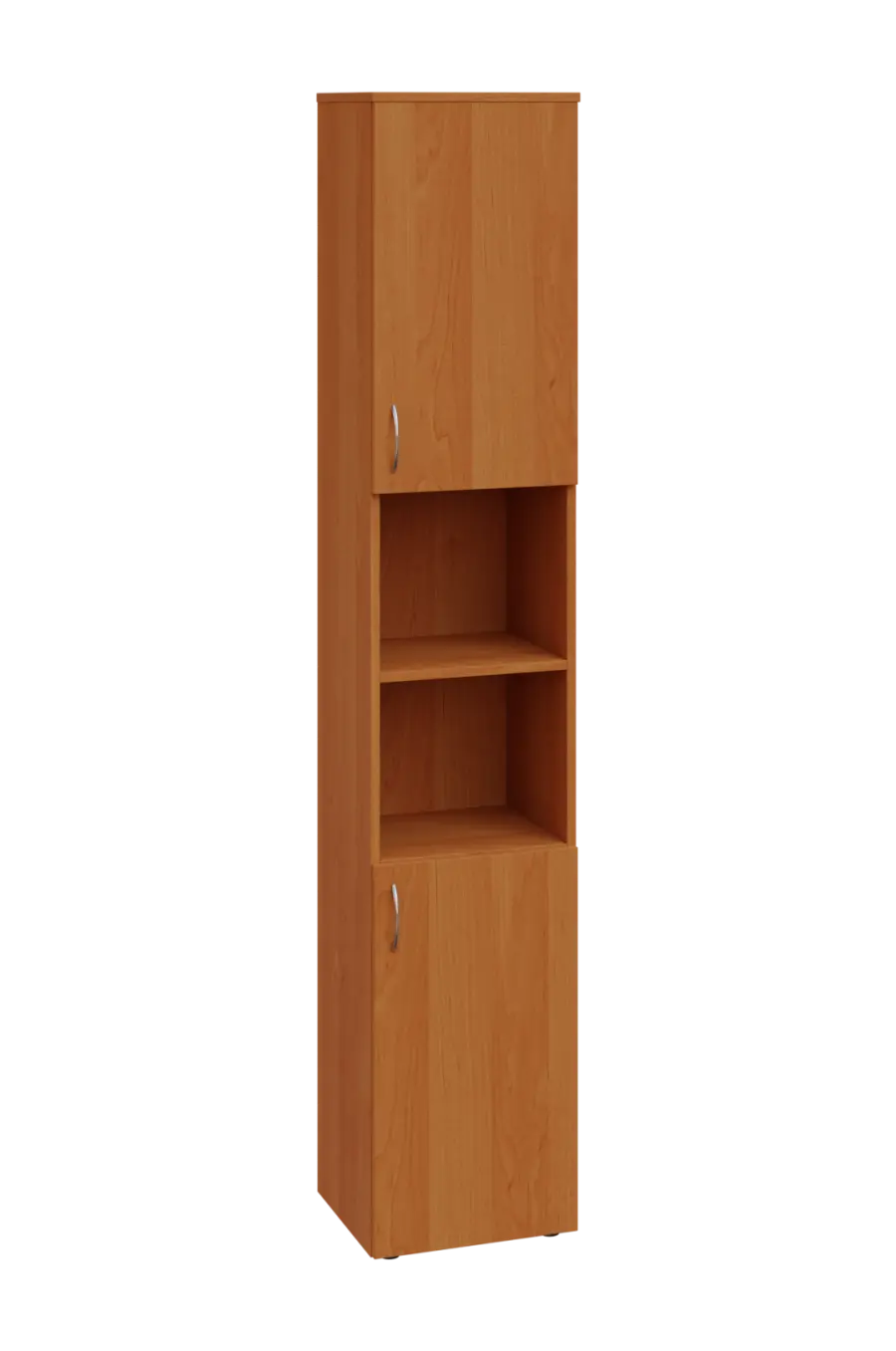 ENP 6 - 42DN kancelářská skříň, 2-dveřová/nika, pravá, 2150x400x400, olše jantar