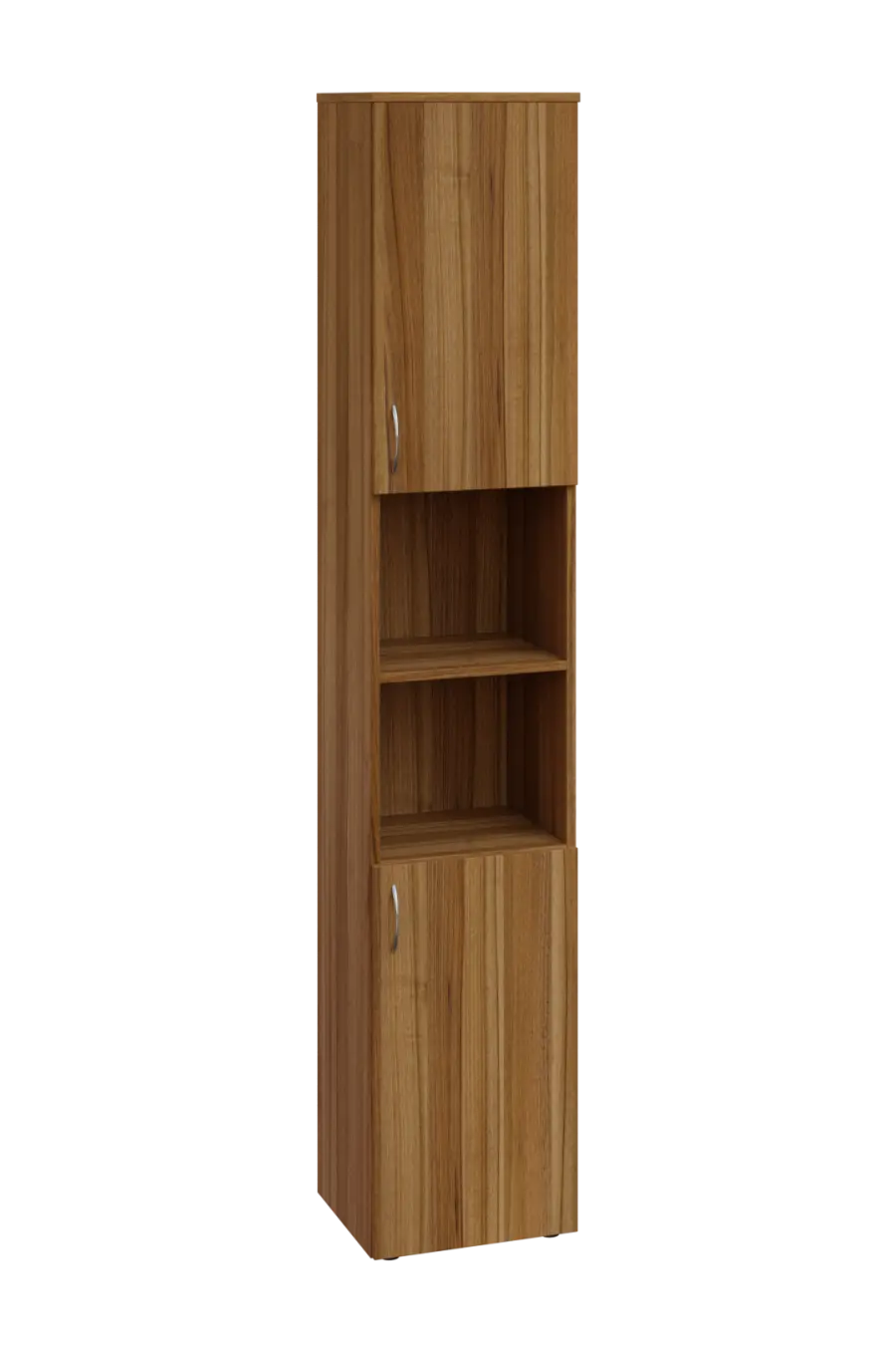 ENP 6 - 42DN kancelářská skříň, 2-dveřová/nika, pravá, 2150x400x400, ořech světlý