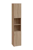 ENP 6 - 42DN kancelářská skříň, 2-dveřová/nika, pravá, 2150x400x400, dub bardolino