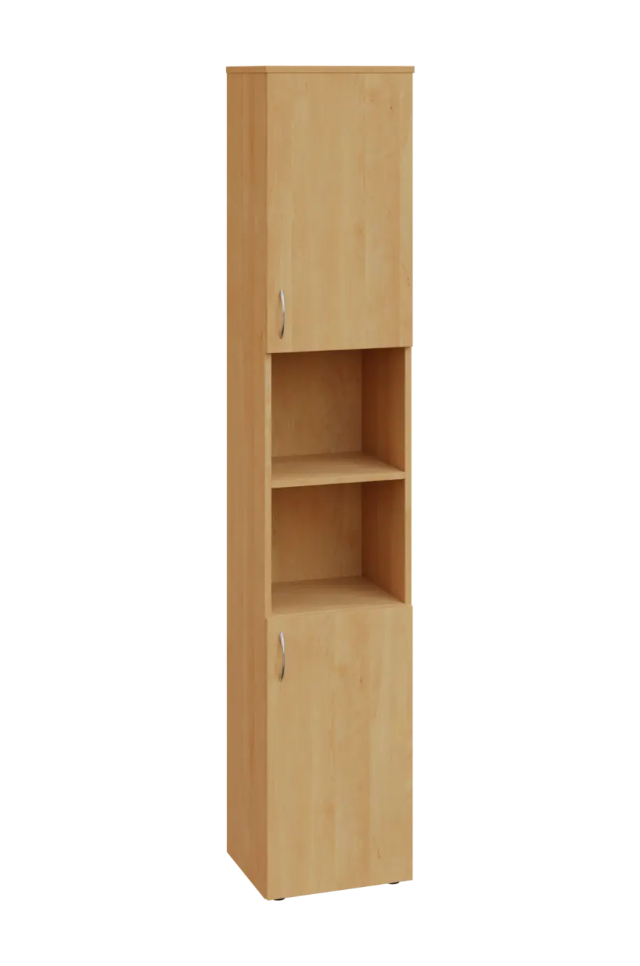 ENP 6 - 42DN kancelářská skříň, 2-dveřová/nika, pravá, 2150x400x400, javor horský