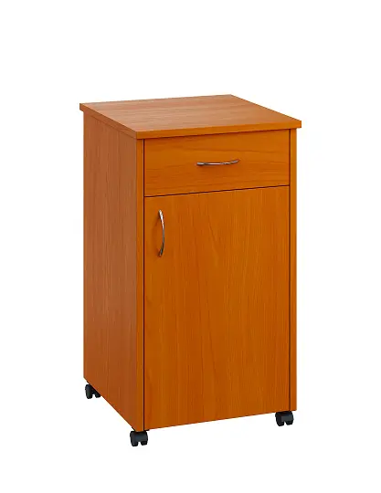 NSL - 14 HPL stolek noční k lůžku, pravostranný, lamino - třešeň šumavská