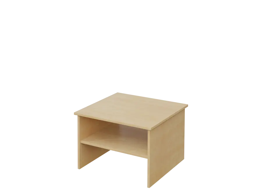 DANIEL - 1 stolek konferenční 65x65 cm, deska 18 mm lamino - bříza irská