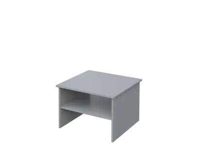 DANIEL - 1 stolek konferenční 65x65 cm, deska 18 mm lamino - šedá