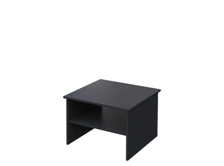 DANIEL - 1 stolek konferenční 65x65 cm, deska 18 mm lamino - antracit