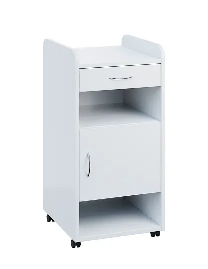 NSL - 01 L stolek noční k lůžku, pravostranný, bílá