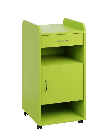 NSL - 01 L stolek noční k lůžku, pravostranný, jarní zeleň