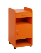 NSL - 01 L stolek noční k lůžku, pravostranný, pomeranč