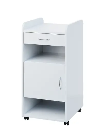 NSL - 01 L stolek noční k lůžku, levostranný, bílá