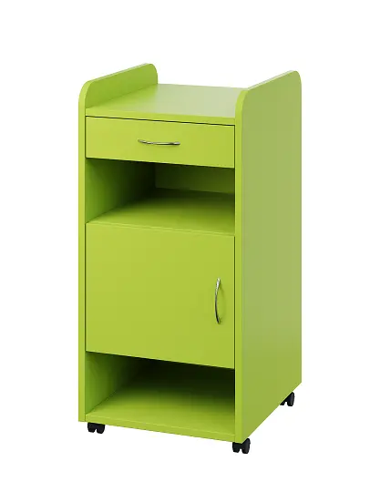 NSL - 01 L stolek noční k lůžku, levostranný, jarní zeleň