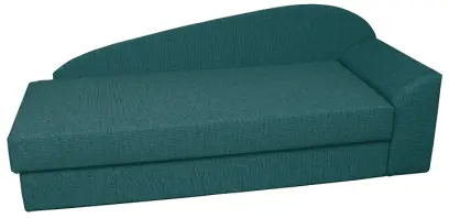 MELISA válenda celočalouněná, látka BORA B 57 -  látka tyrkysová