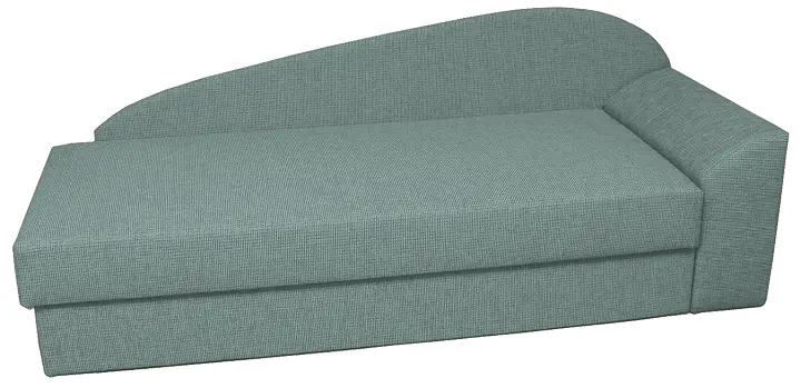 MELISA válenda celočalouněná, provedení pravé, látka BEST 29 - látka mátová