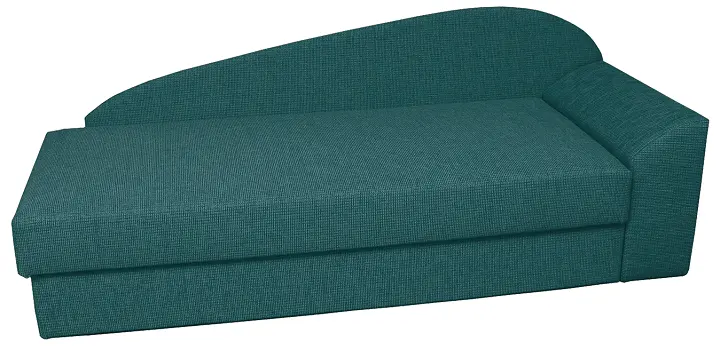 MELISA rošt, válenda celočalouněná, látka BORA B 57 -  látka tyrkysová