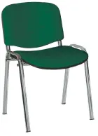 ALTAMIRA židle konferenční, kostra chrom, látka SUE 59 zelená